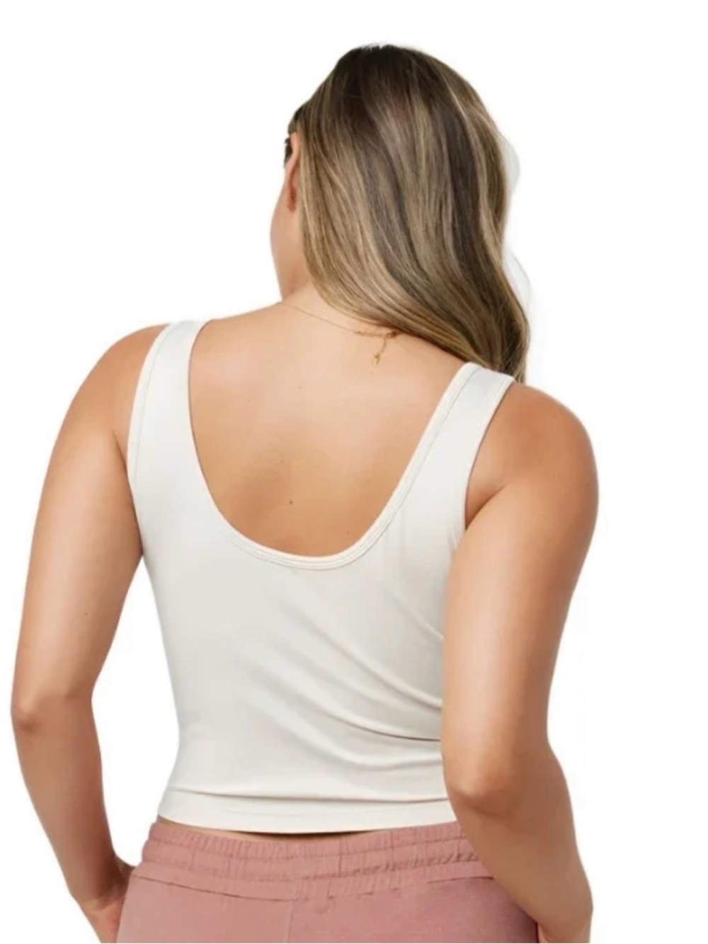 VUORI HALO Essential tank Milkweed heather M NWT (FIT052) - Picture 2 of 3